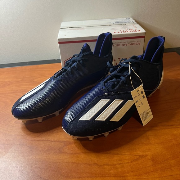 adidas Shoes Adidas Adizero Scorch Football Cleats Navy Bluewhite